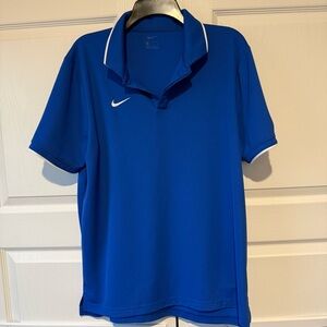 Embry-Riddle Aeronautical University Men’s Polo Shirt - Royal Blue Size Large